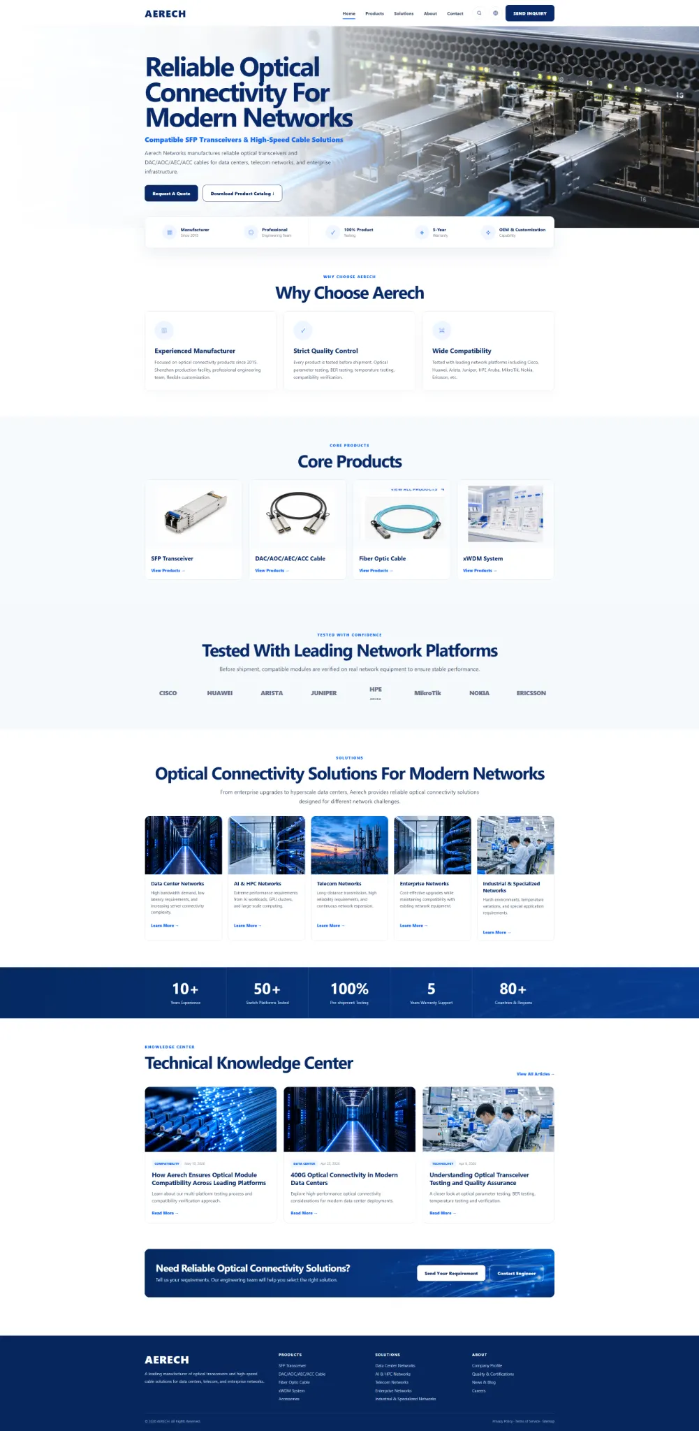 AERECH website project