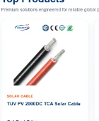 VAZPO solar cable product visual