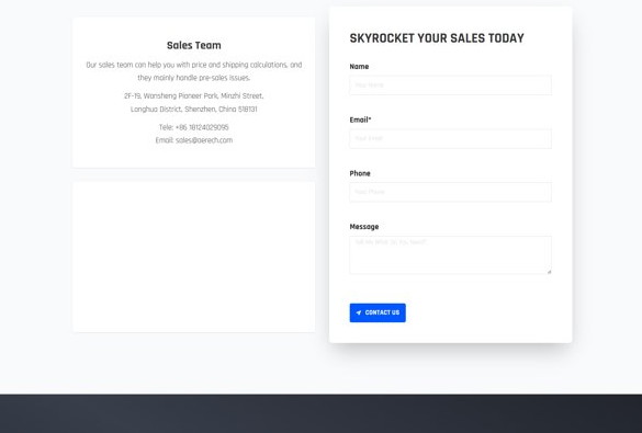 Old AERECH generic contact form